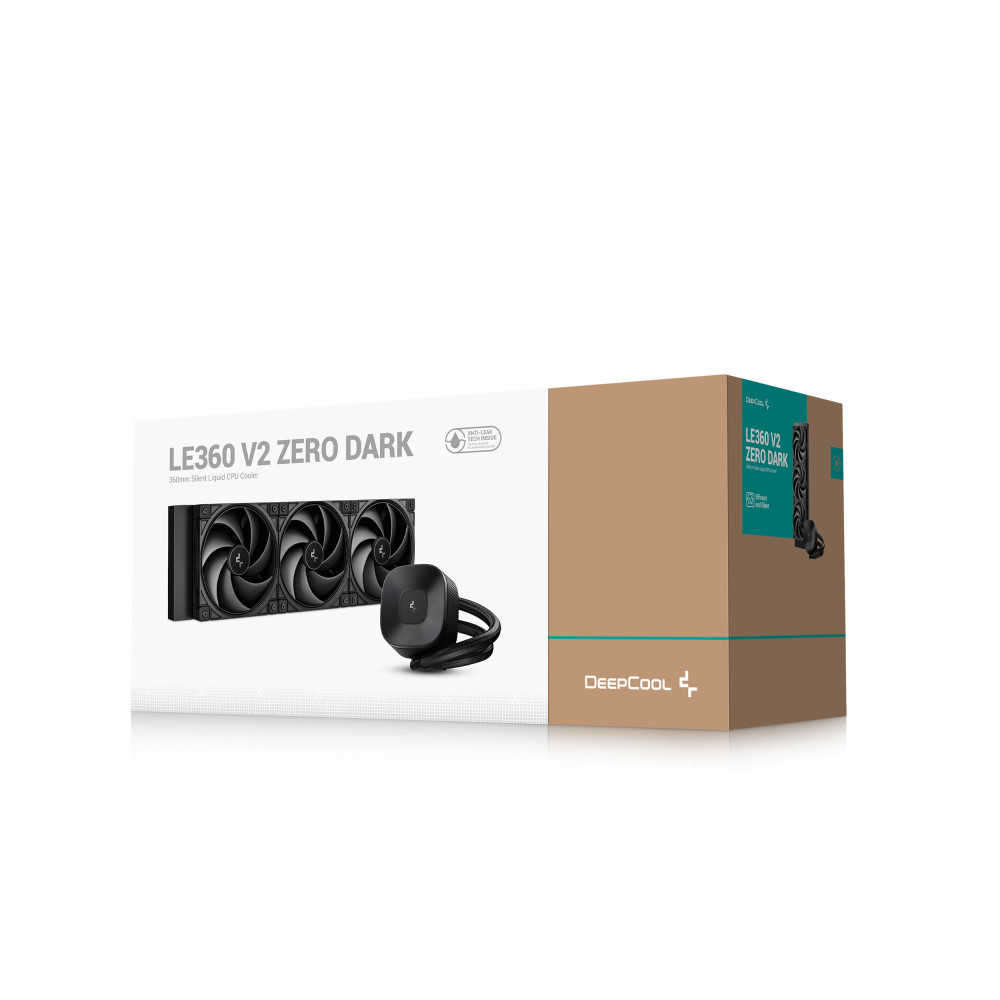 Refroidisseur d'air pour processeur DeepCool LE360 V2 ZERO DARK