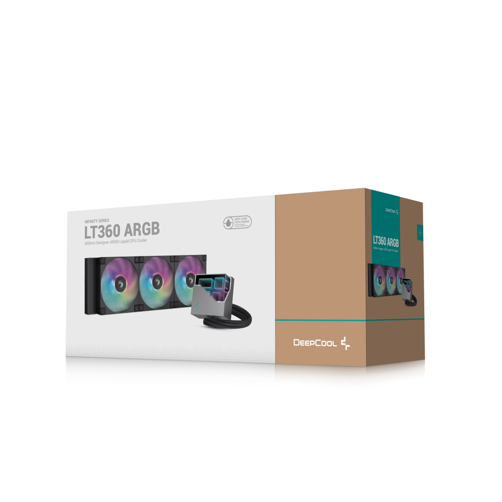 Refroidisseur d'air pour processeur DeepCool LT360 | 360mm / Noir