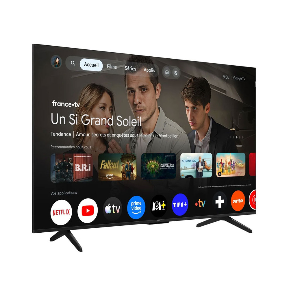 TV TCL 55" QLED P7L 4K SMART TV / GOOGLE TV