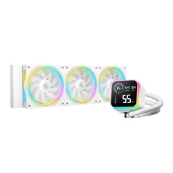 Refroidisseur d'air pour processeur DeepCool LQ360 Ultra AIO 360mm | LCD / Blanc