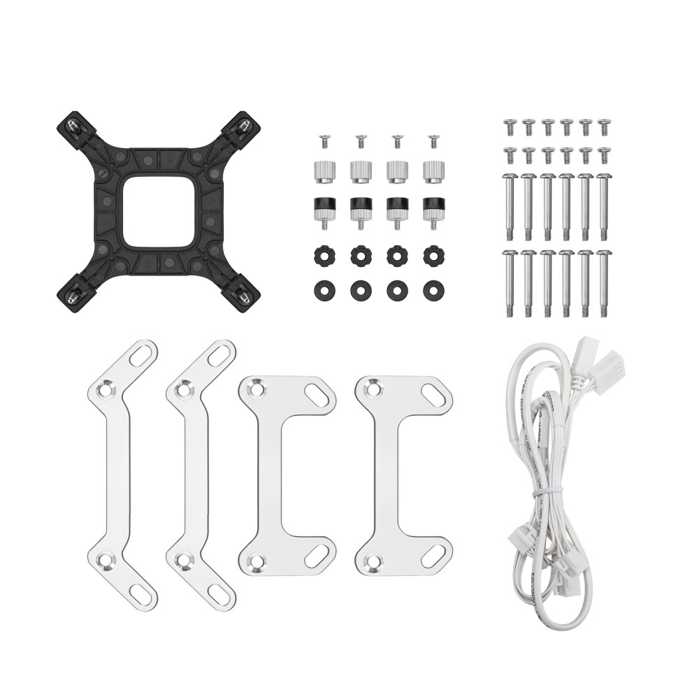 Refroidisseur d'air pour processeur DeepCool LQ360 Ultra AIO 360mm | LCD / Blanc