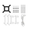 Refroidisseur d'air pour processeur DeepCool LQ360 Ultra AIO 360mm | LCD / Blanc