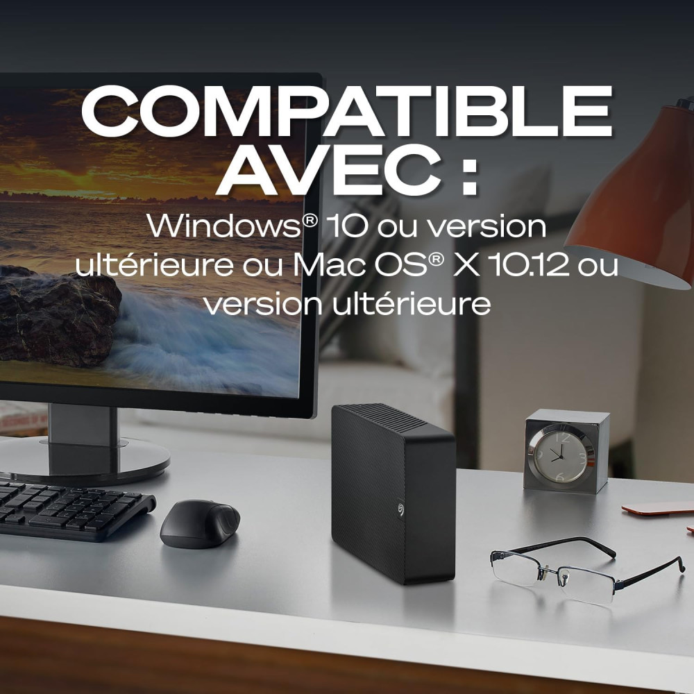 Disque Dur Externe  Seagate 3.5" Expansion Desktop / 8 To