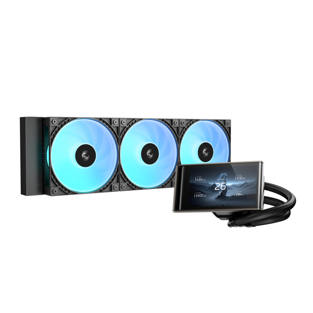 Refroidisseur d'air pour processeur DeepCool LT360 VISION ARGB / Noir