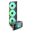 Refroidisseur d'air pour processeur DeepCool LT360 VISION ARGB / Noir