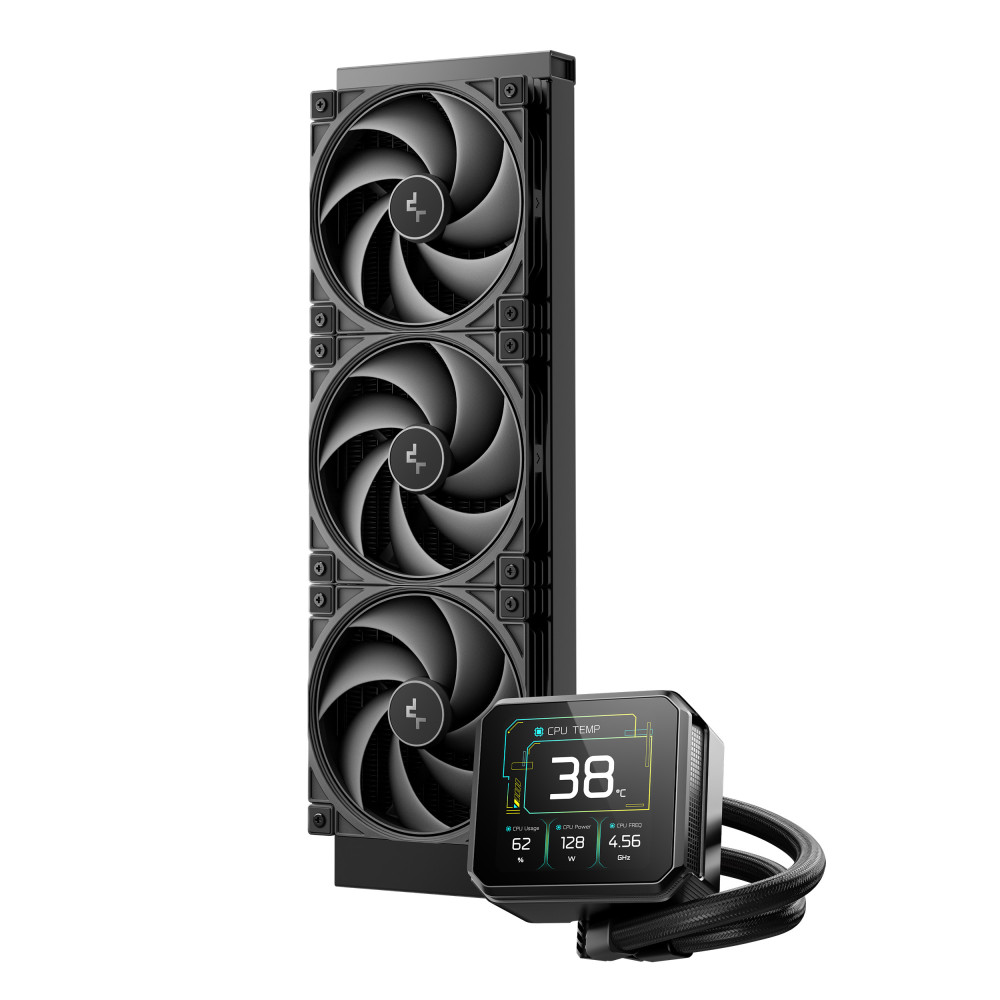Refroidisseur d'air pour processeur DeepCool SPARTACUS 360mm | LCD / Noir