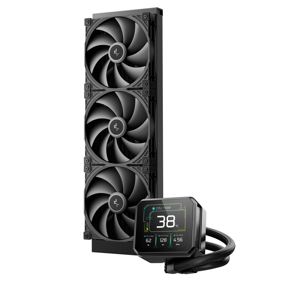 Refroidisseur d'air pour processeur DeepCool SPARTACUS 420mm | LCD / Noir