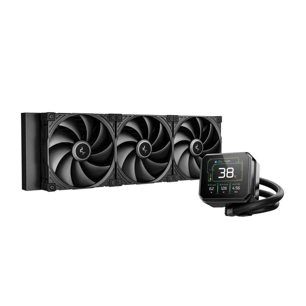 Refroidisseur d'air pour processeur DeepCool SPARTACUS 420mm | LCD / Noir
