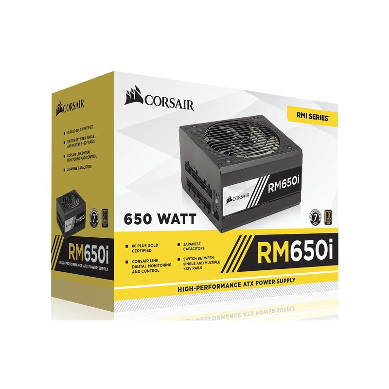 Boite d'alimentation Corsair RM550x / 80PLUS Gold / 550W / Modulaire