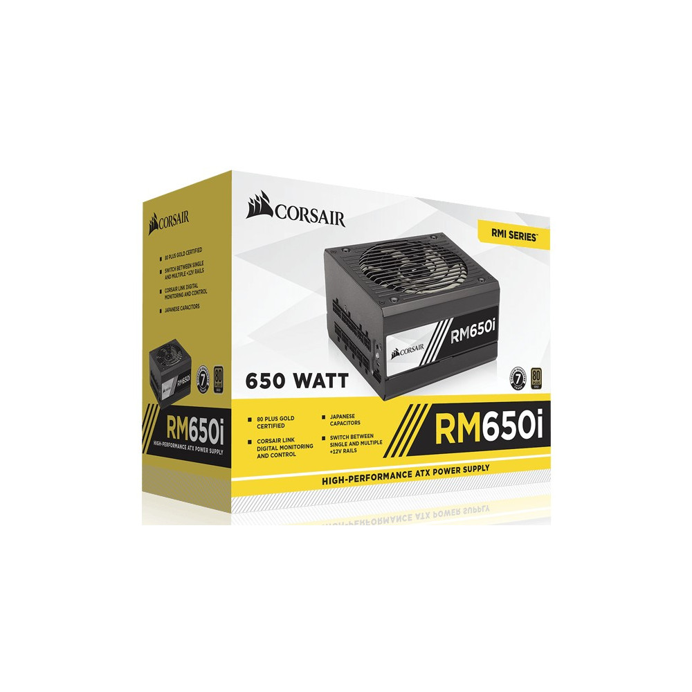 Boite d'alimentation Corsair RM550x / 80PLUS Gold / 550W / Modulaire