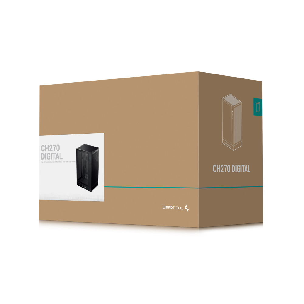 Boitier DeepCool CH270 Digital | Black