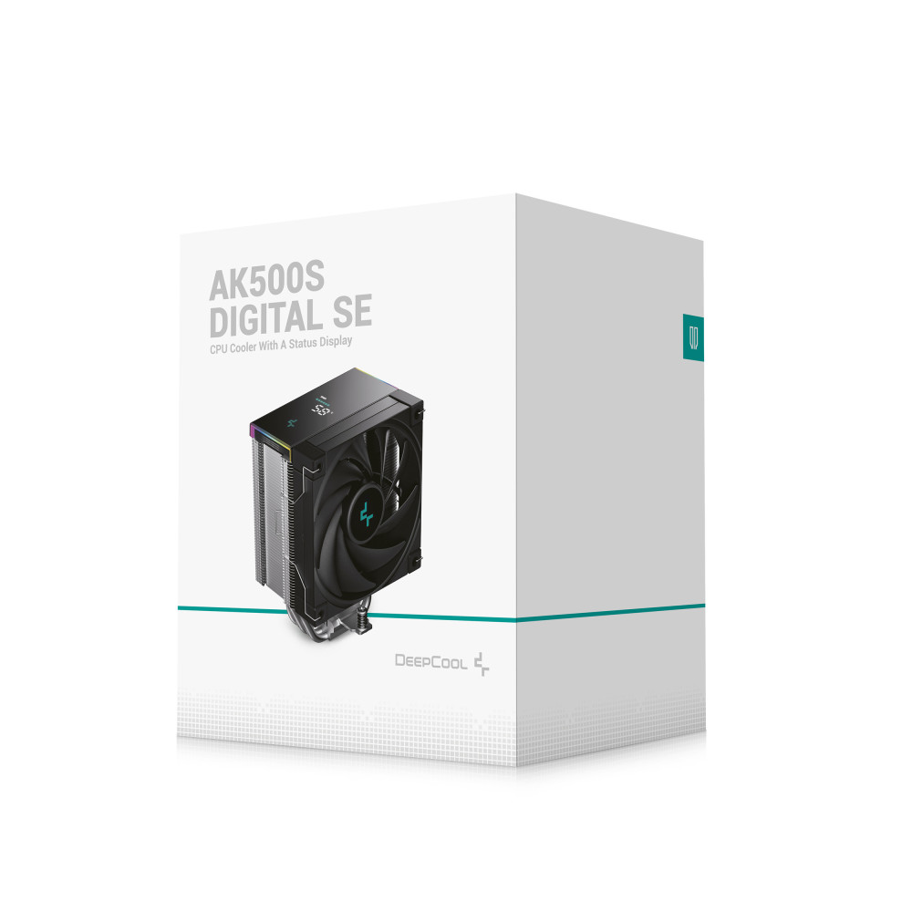 Refroidisseur d'air pour processeur DeepCool AK500S Digital SE / Noir