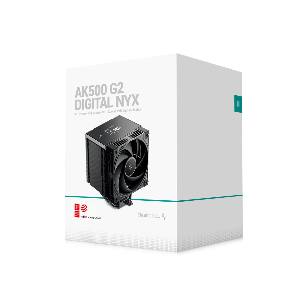 Refroidisseur d'air pour processeur DeepCool AK500 G2 DIGITAL NYX / Noir