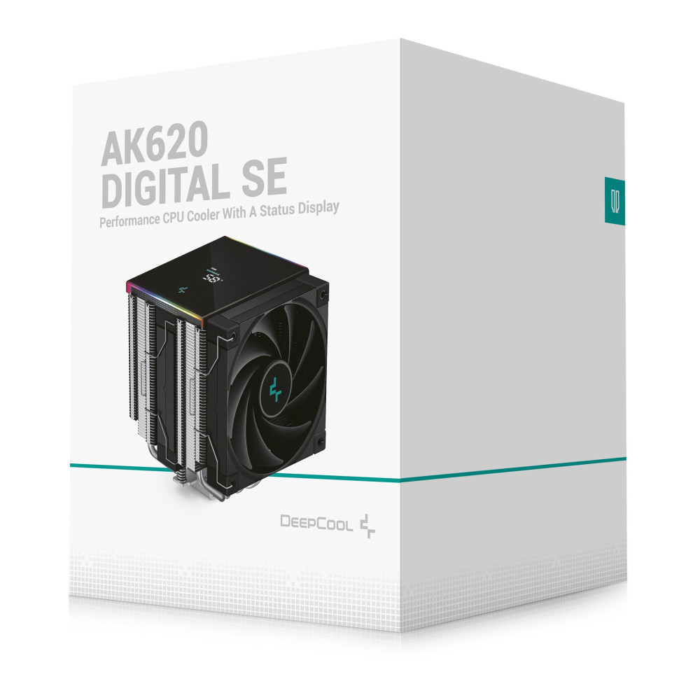 Refroidisseur d'air pour processeur DeepCool AK620 Digital SE / Noir