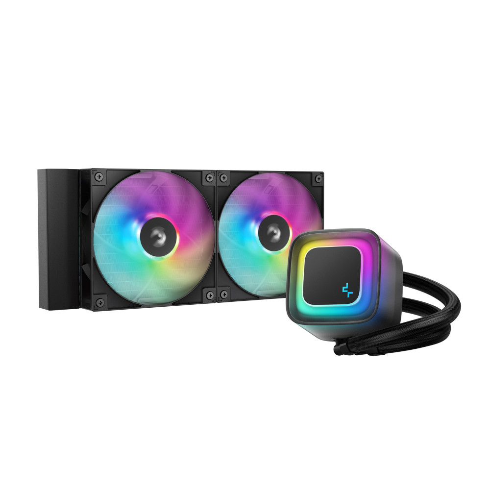 Refroidisseur d'air pour processeur DeepCool LE240 V2 | 240mm | ARGB / Black
