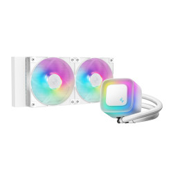 Refroidisseur d'air pour processeur DeepCool LE240 V2 | 240mm | ARGB / Blanc