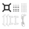 Refroidisseur d'air pour processeur DeepCool LM240 | 2.4" IPS display | Blanc