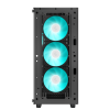 Boitier DeepCool CC560 V2 ATX | 4 ventilateurs LED | Noir