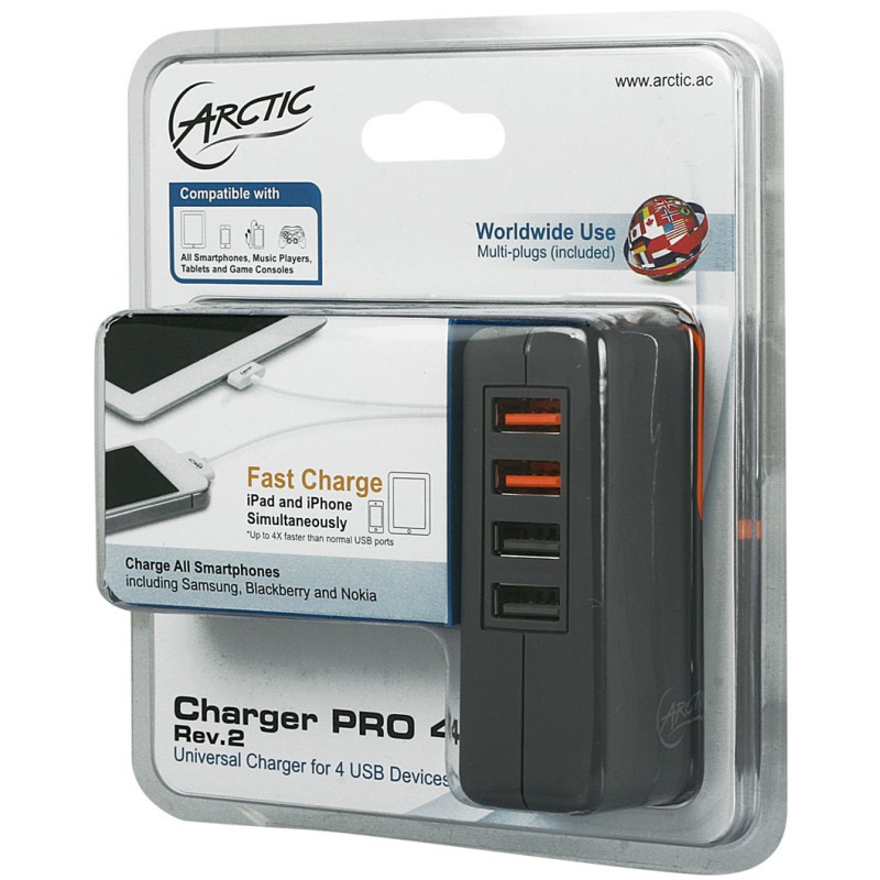 Chargeur Arctic Smart 4800 mA / 4 Ports