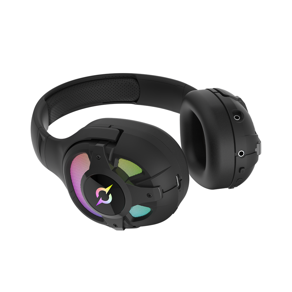 Micro Casque Sans Fil Gamer AQIRYS Ara RGB / Noir