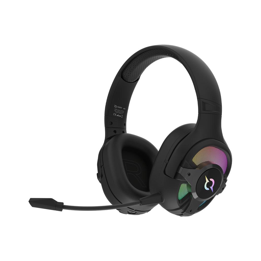 Micro Casque Sans Fil Gamer AQIRYS Ara RGB / Noir