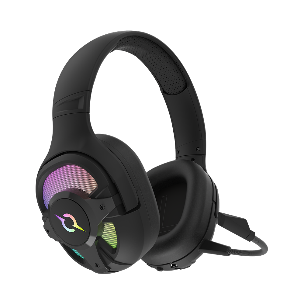 Micro Casque Sans Fil Gamer AQIRYS Ara RGB / Noir