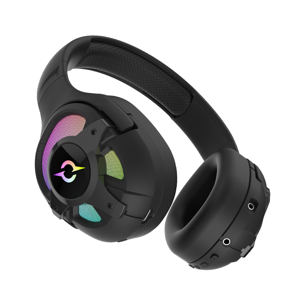 Micro Casque Sans Fil Gamer AQIRYS Ara RGB / Noir