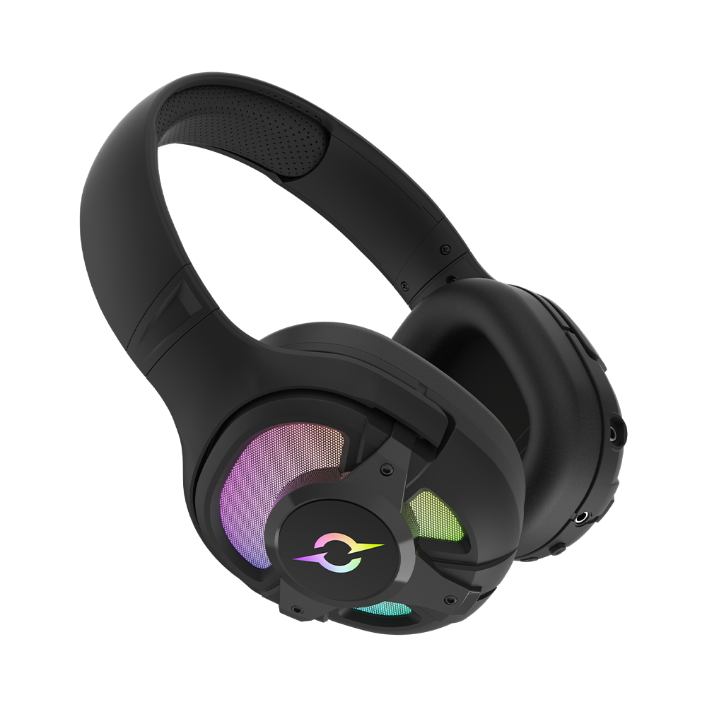 Micro Casque Sans Fil Gamer AQIRYS Ara RGB / Noir