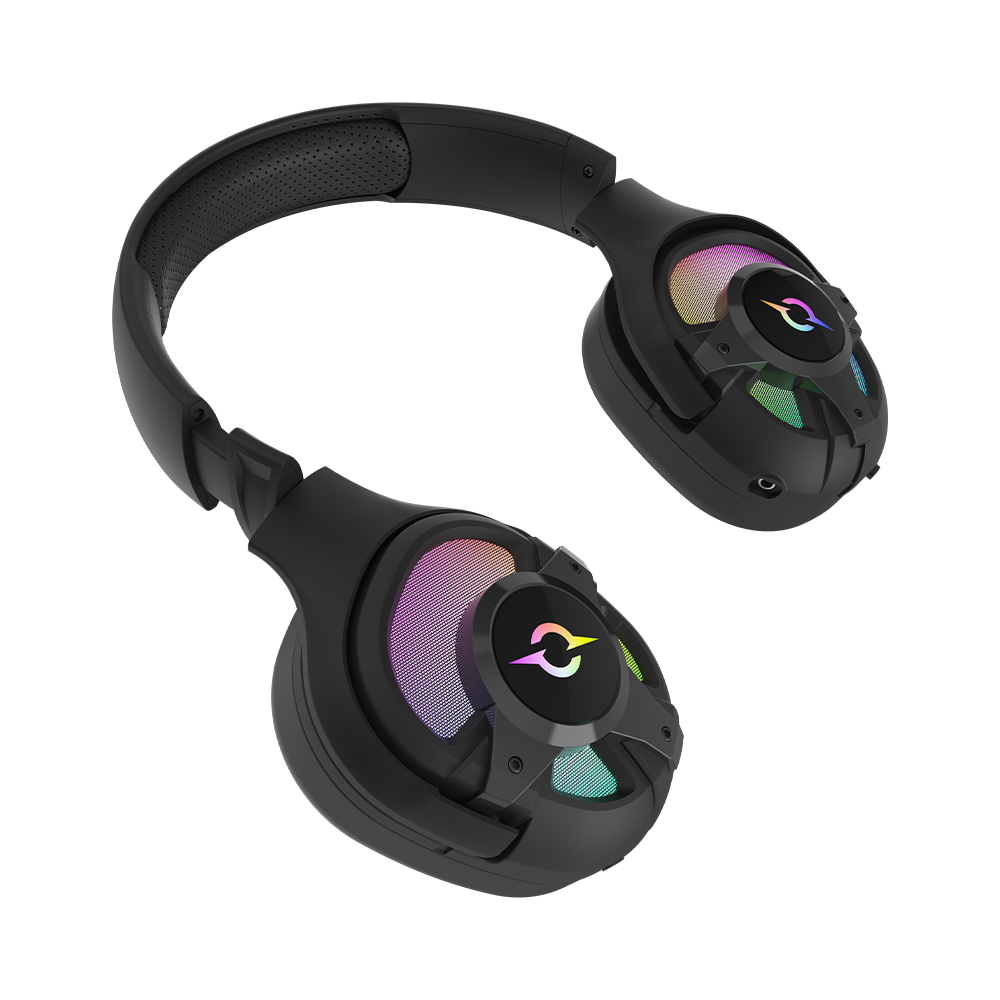 Micro Casque Sans Fil Gamer AQIRYS Ara RGB / Noir