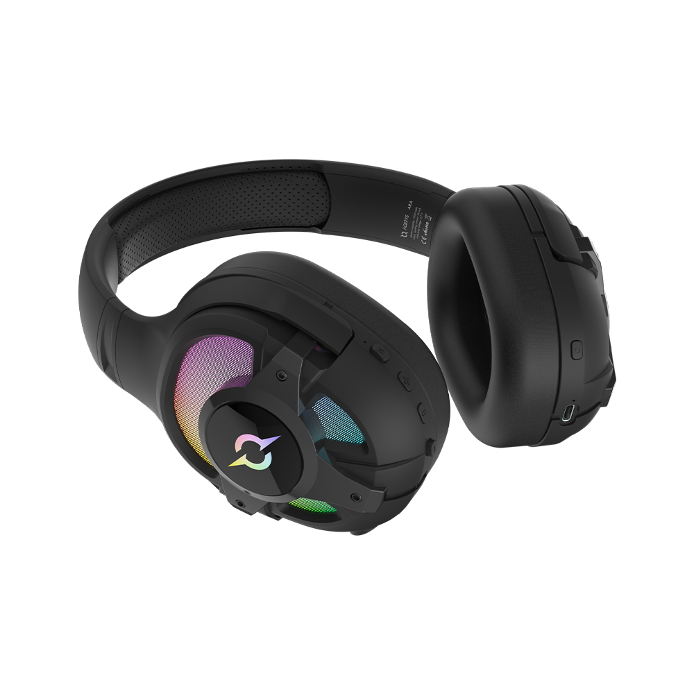 Micro Casque Sans Fil Gamer AQIRYS Ara RGB / Noir