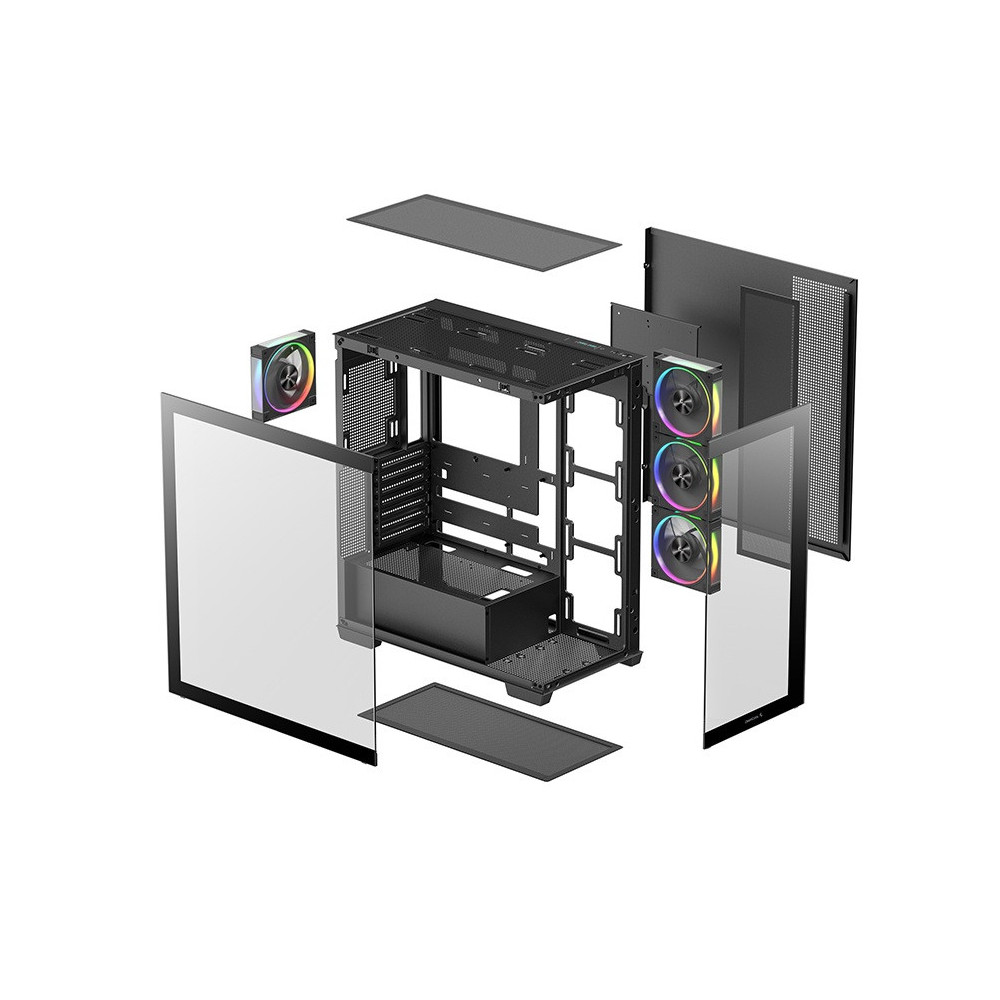Boitier DeepCool CG580 4F V2 | ATX | Noir