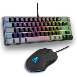 Ensemble Clavier & Souris Gaming THE G-LAB Combo Hydrogen / Noir