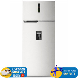 Réfrigérateur IRIS Double Portes 660 Litres DeFrost / IR-DD660 /  Silver