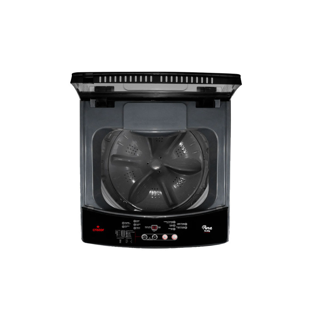 Lave Linge Top Load CRISTOR 10.5kg / WL-XK610DS / Dark Silver