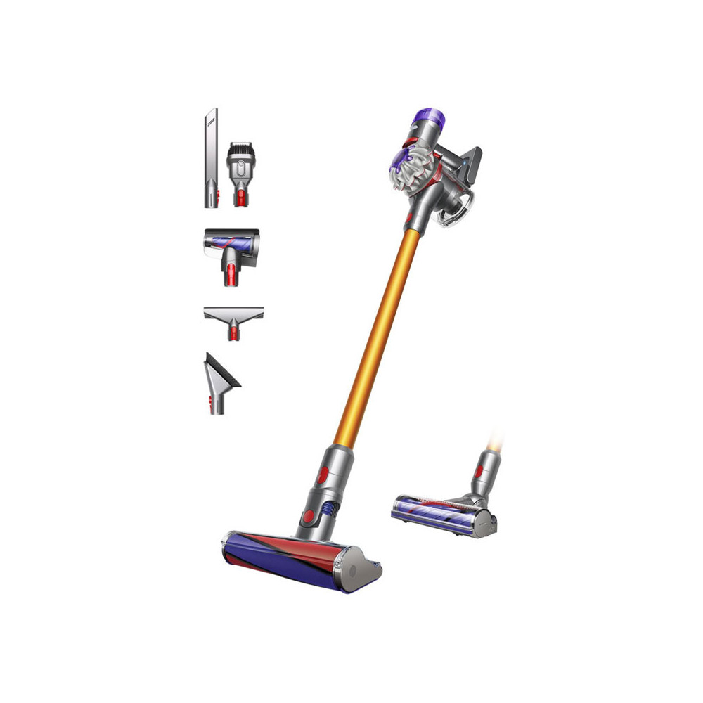Aspirateur Balai DYSON V8 ABDOLUTE ARGENT/JAUNE