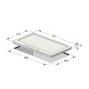 PLAQUE DE COUISSON FOCUS 90CM THERMOCOUPLE / F-8017XS / INOX