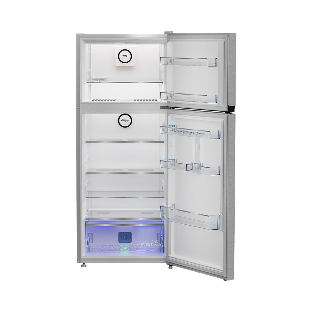Réfrigérateur BEKO No Frost Double Portes 465 Litres / RDSG490M20SXB / Sliver