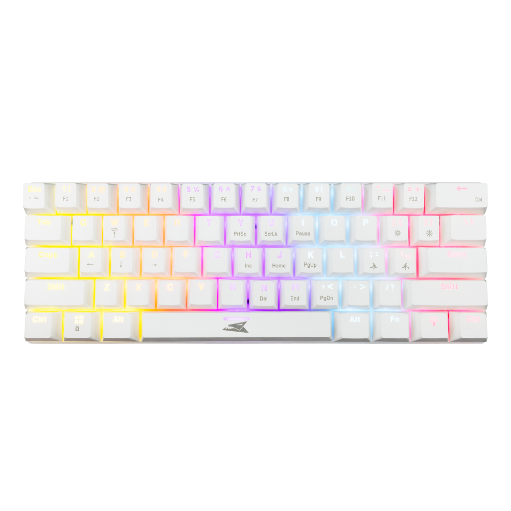 Clavier Gamer Mécanique Baracuda BGK-03211W DOLPHIN / White /Red Switch