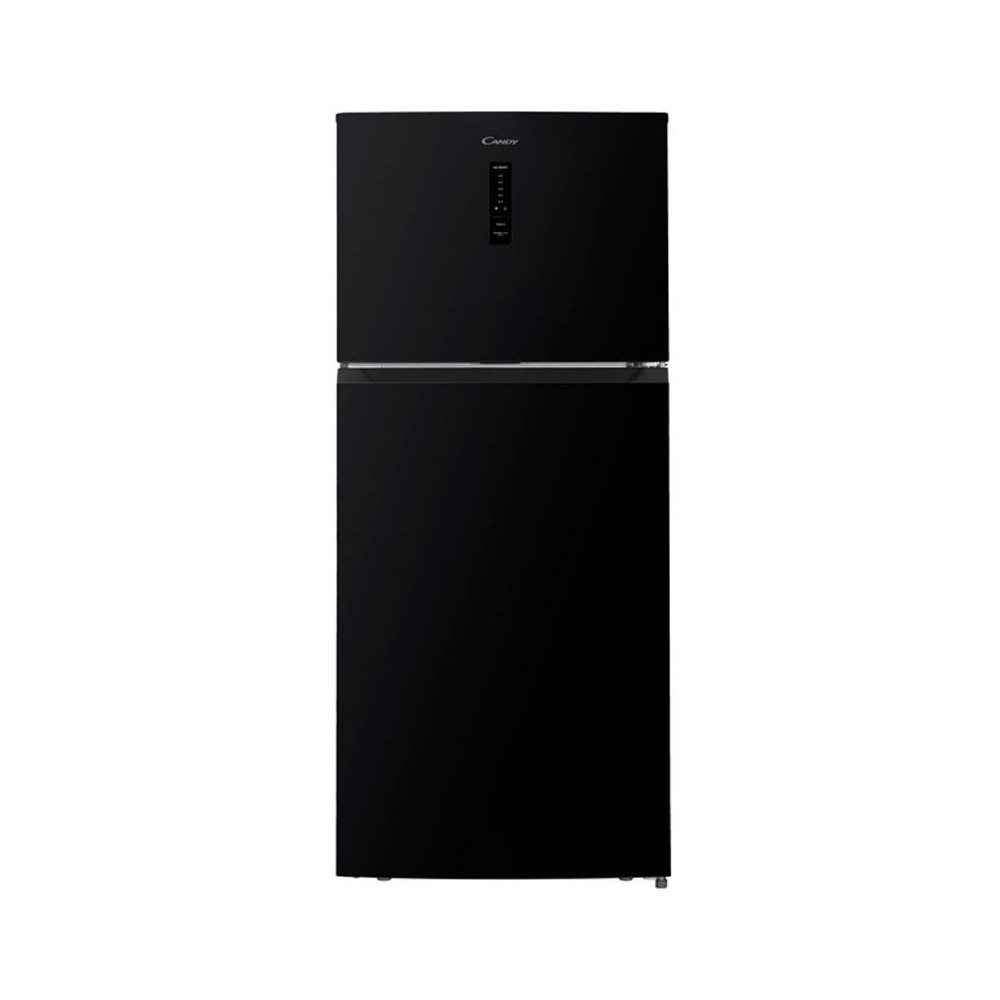 Refrigerateur Candy INVERTER Double Portes 420 Litres No Frost / Noir Miroir avec afficheur