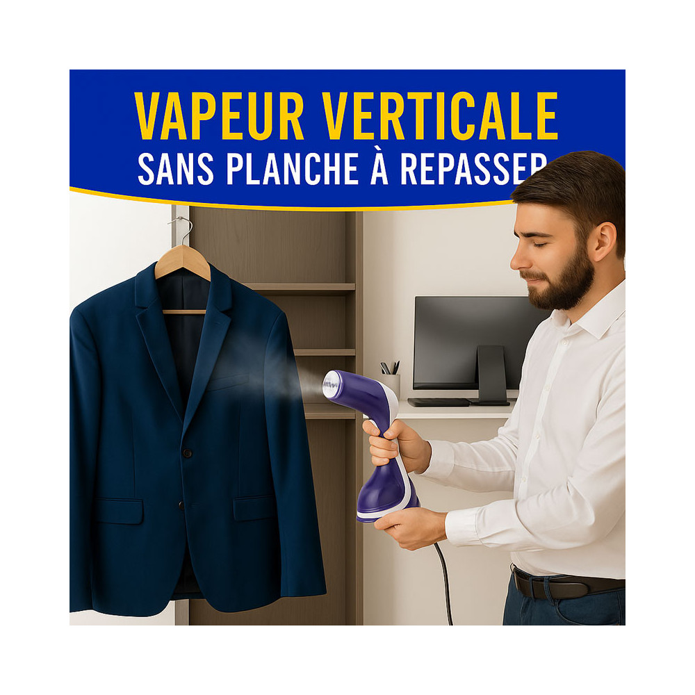 Défroisseur A Main TECHWOOD  1200W / TDV-1203 / Violet