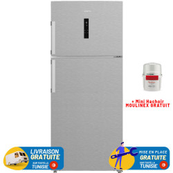 RÉFRIGÉRATEUR ARISTON No Frost DOUBLE PORTES 623 Litres / inox avec AFFICHEUR