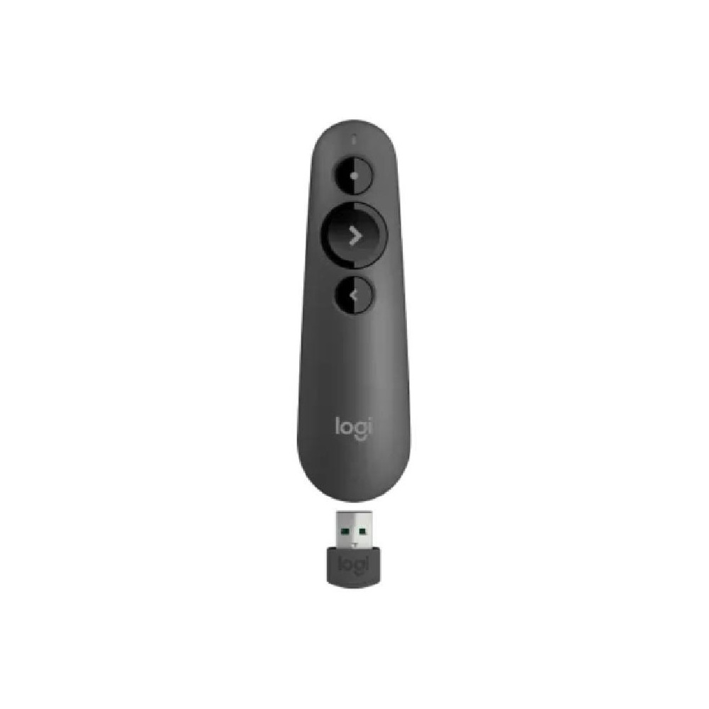 TÉLÉCOMMANDE DE PRÉSENTATION LASER Logitech R500s / Noir
