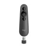 TÉLÉCOMMANDE DE PRÉSENTATION LASER Logitech R500s / Noir