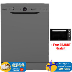 Lave Vaisselle BRANDT 14 couverts / Silver avec afficheur