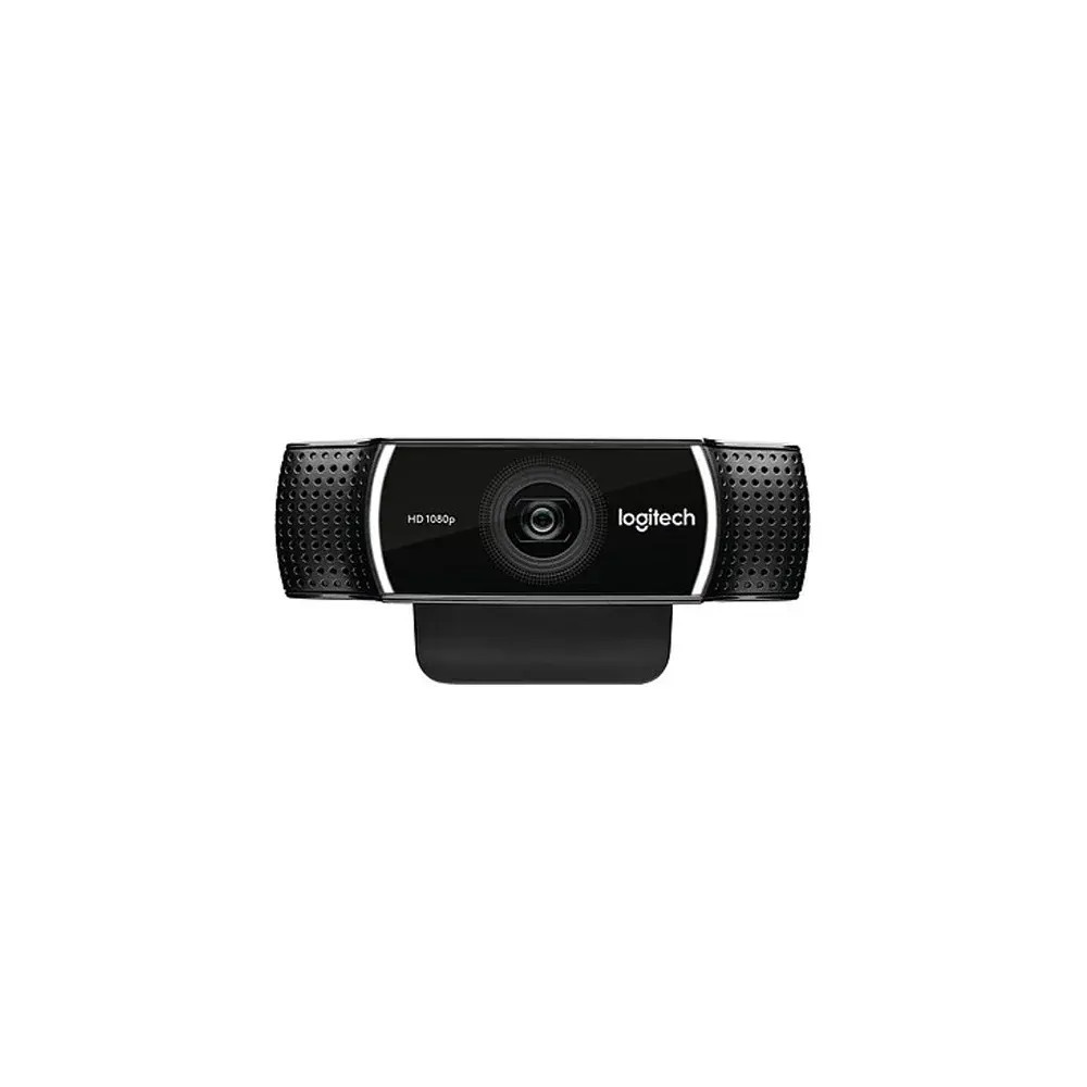 Webcam LOGITECH C922 Pro Stream Full HD 1080p avec deux microphones omnidirectionnels / USB / Avec TRIPOD / Noir