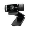 Webcam LOGITECH C922 Pro Stream Full HD 1080p avec deux microphones omnidirectionnels / USB / Avec TRIPOD / Noir