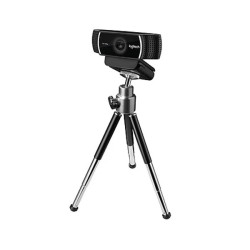 Webcam LOGITECH C922 Pro Stream Full HD 1080p avec deux microphones omnidirectionnels / USB / Avec TRIPOD / Noir