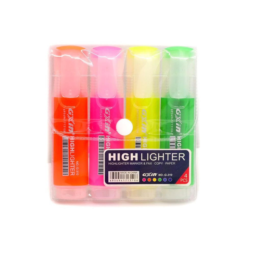 POCHETTE DE 4 FLUO G310