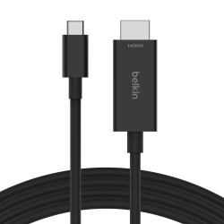 Câble Belkin USB-C vers HDMI 2.1 / 2M / 8K 60Hz / Noir