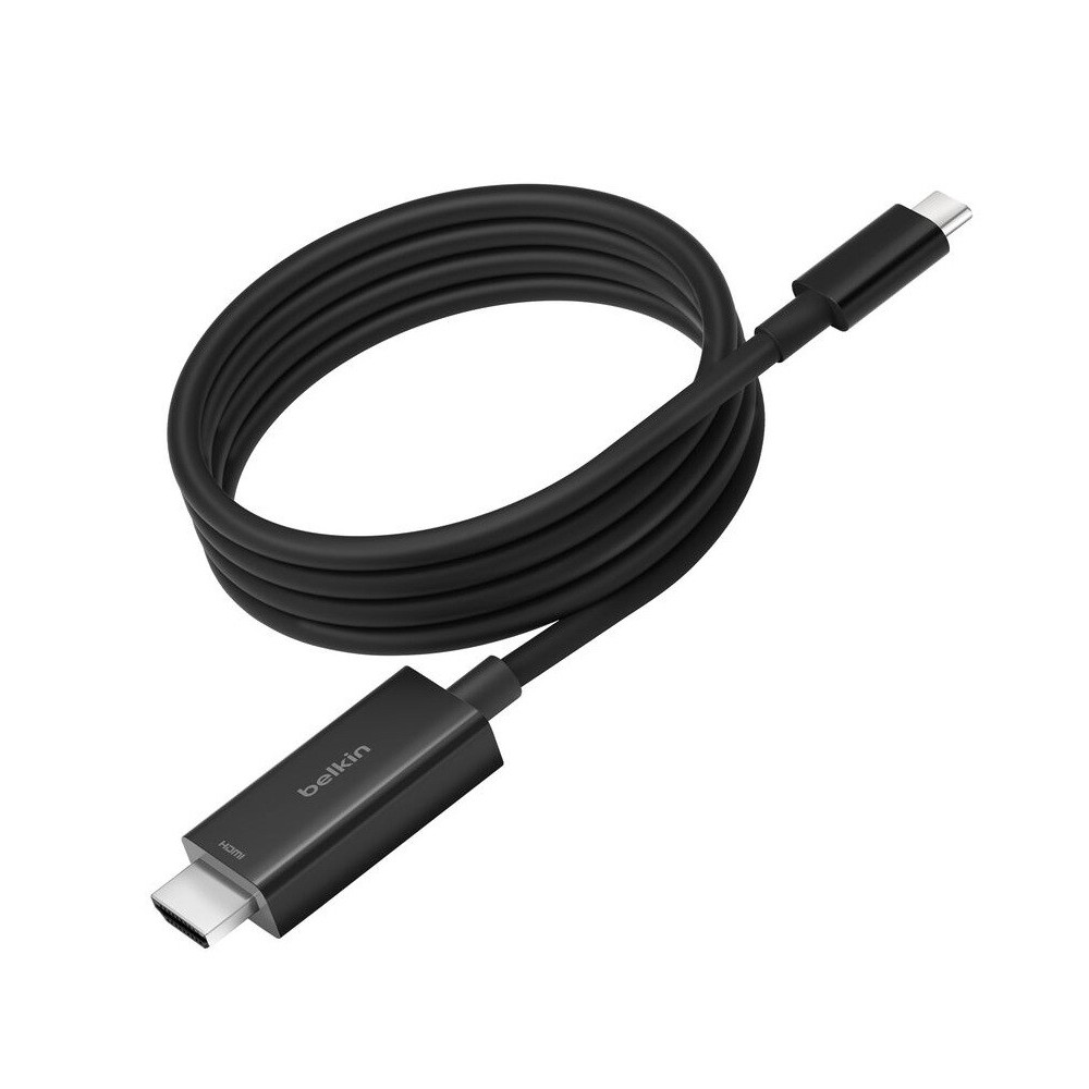 Câble Belkin USB-C vers HDMI 2.1 / 2M / 8K 60Hz / Noir